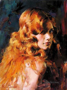 Chica guapa MIG 15 Impresionista Pinturas al óleo